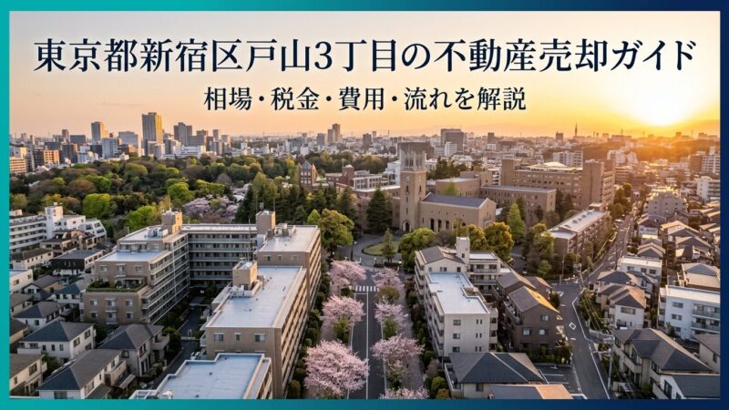 新宿区戸山3丁目 不動産売却ガイド
