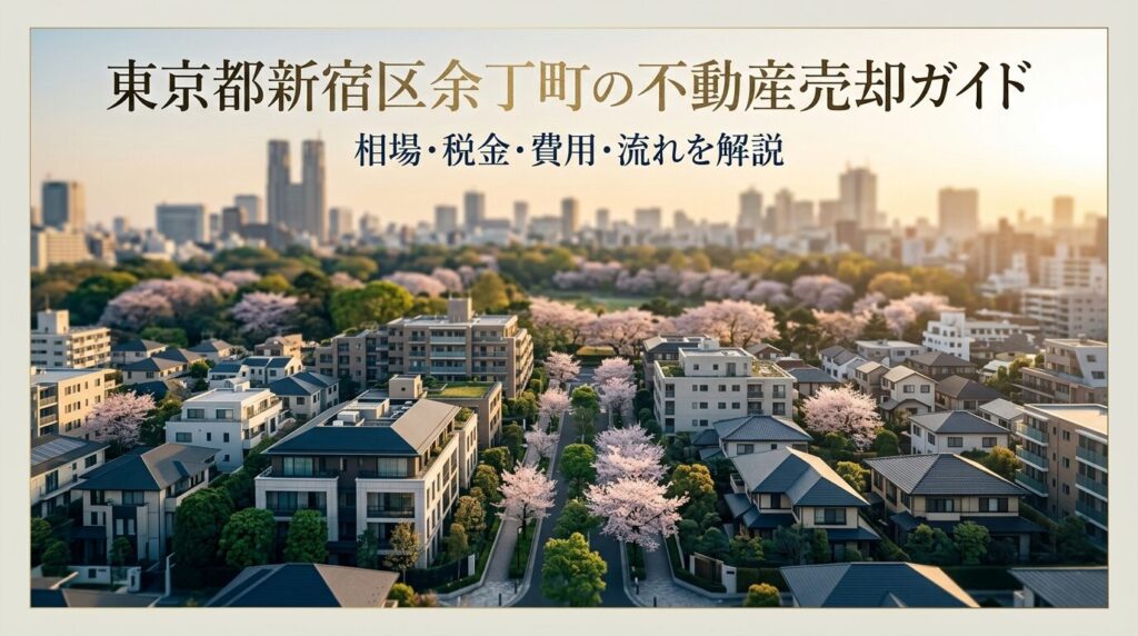 新宿区余丁町 不動産売却ガイド｜相場・税金・費用・流れ