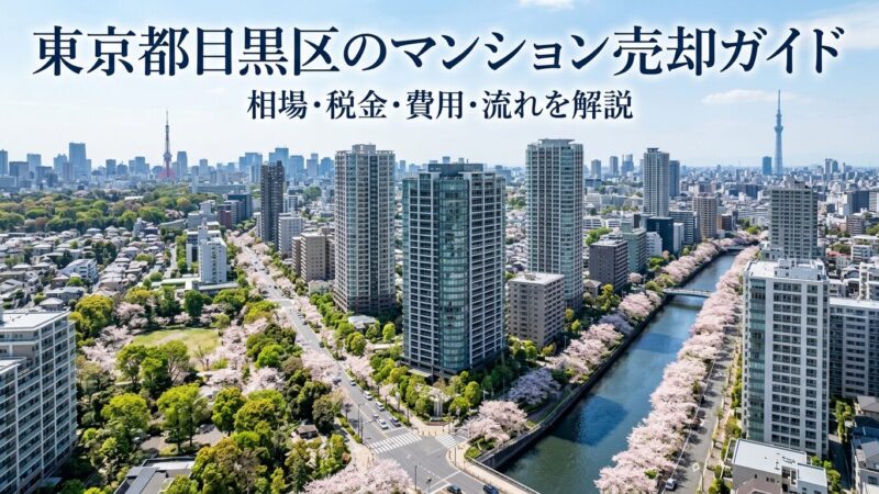 東京都目黒区のマンション売却ガイド｜相場・税金・費用・流れ