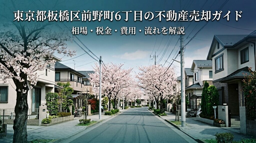 板橋区前野町6丁目 不動産売却ガイド