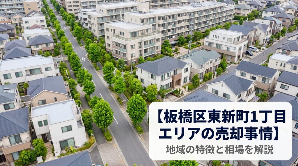 板橋区東新町の不動産売却ガイド｜相場・税金・費用・流れ