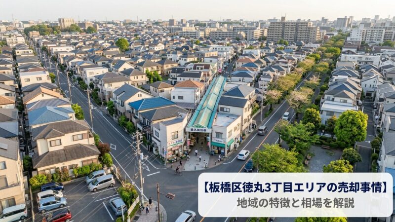 板橋区徳丸3丁目 不動産売却ガイド｜相場・税金・費用