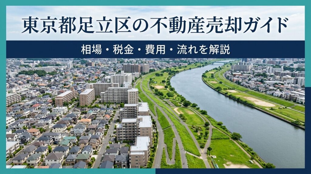 東京都足立区の不動産売却ガイド｜相場・税金・費用・流れ
