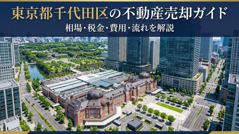 東京都千代田区の不動産売却ガイド｜相場・税金・費用・流れ