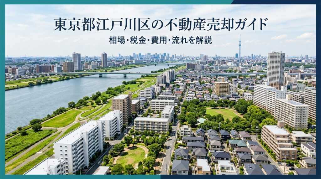 東京都江戸川区の不動産売却ガイド｜相場・税金・費用・流れ