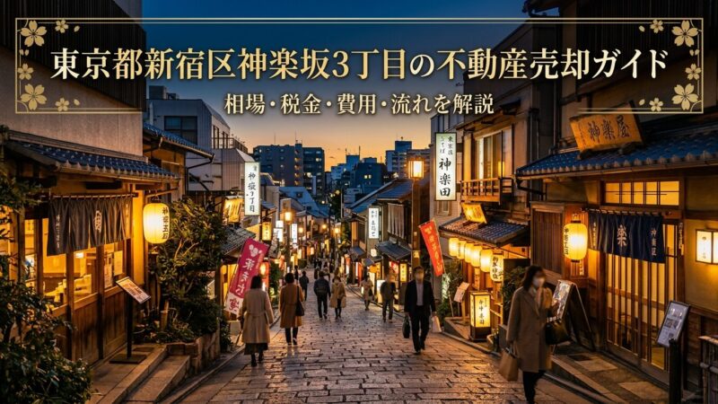 神楽坂3丁目 不動産売却ガイド
