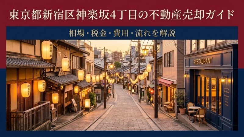 神楽坂4丁目 不動産売却ガイド