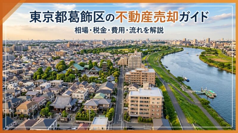 東京都葛飾区の不動産売却ガイド｜相場・税金・費用・流れ