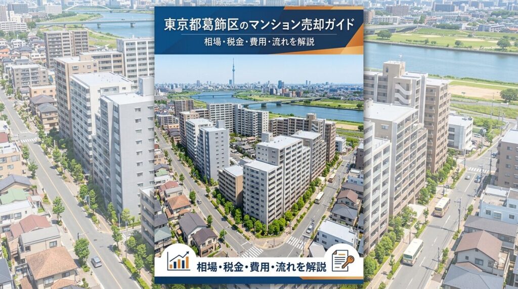 東京都葛飾区のマンション売却ガイド｜相場・税金・費用・流れ