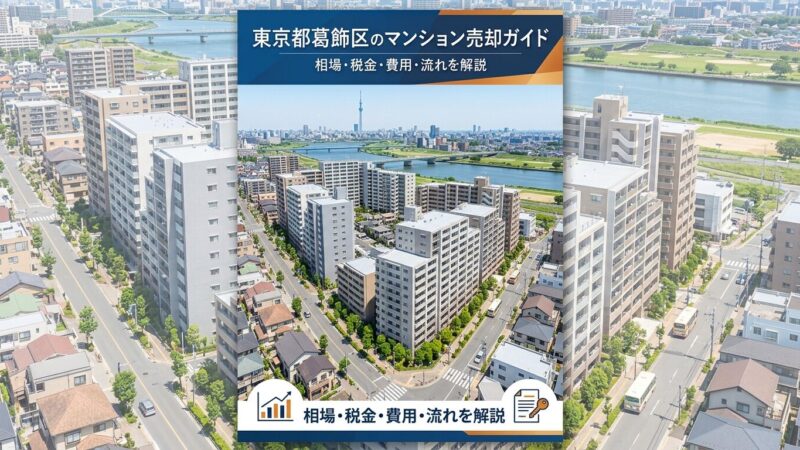 東京都葛飾区のマンション売却ガイド｜相場・税金・費用・流れ