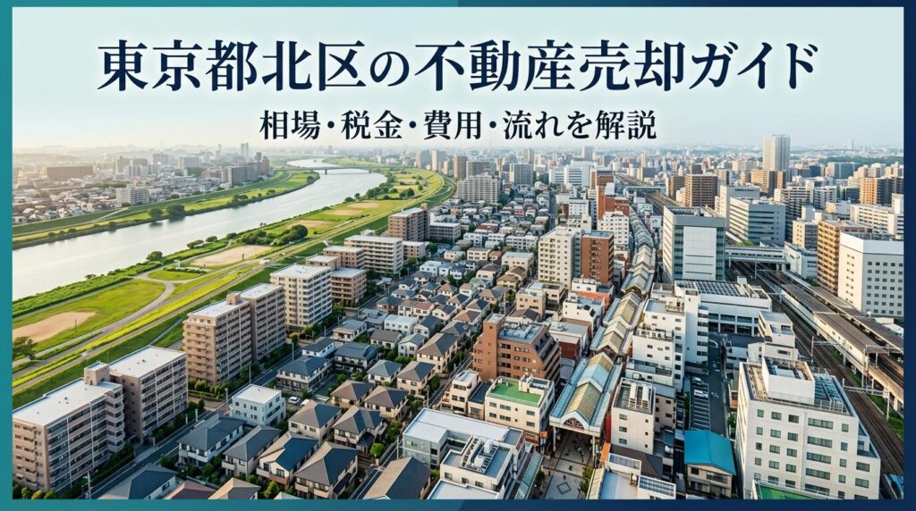 東京都北区の不動産売却ガイド｜相場・税金・費用・流れ