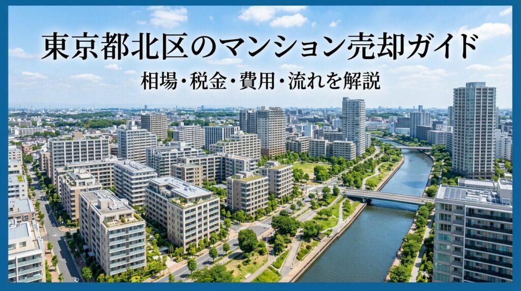 東京都北区のマンション売却ガイド｜相場・税金・費用・流れ