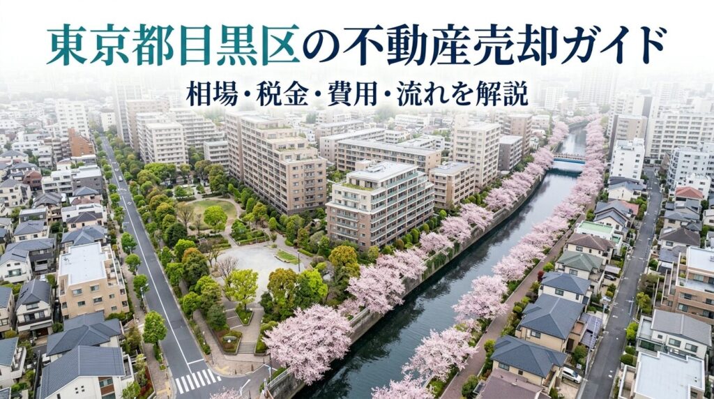 東京都目黒区の不動産売却ガイド｜相場・税金・費用・流れ