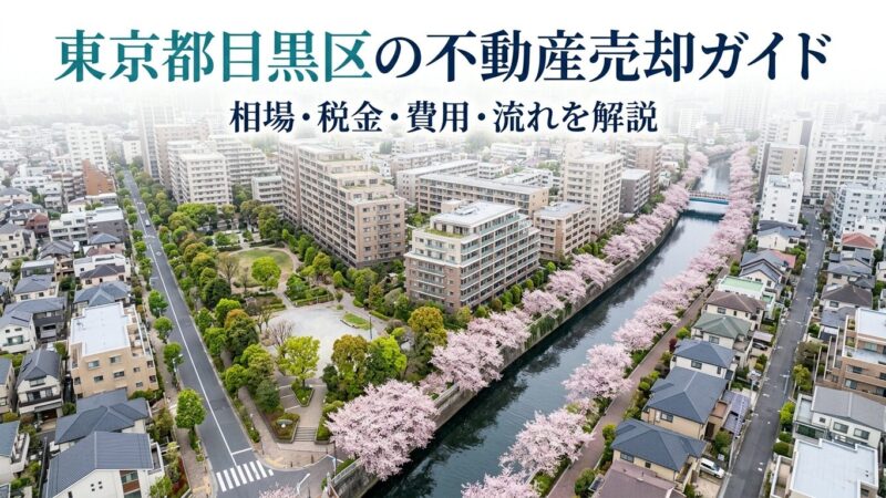 東京都目黒区の不動産売却ガイド｜相場・税金・費用・流れ
