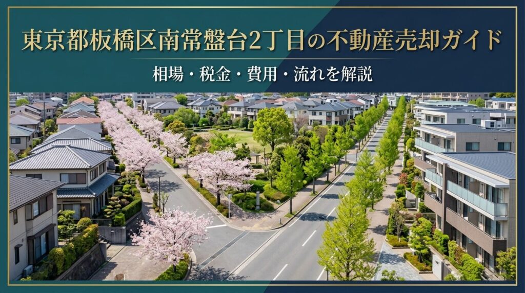 板橋区南常盤台2丁目 不動産売却ガイド