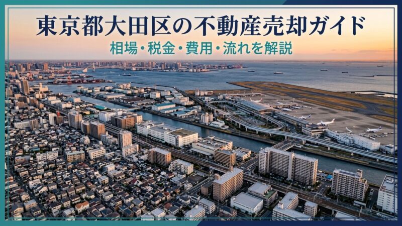 東京都大田区の不動産売却ガイド｜相場・税金・費用・流れ
