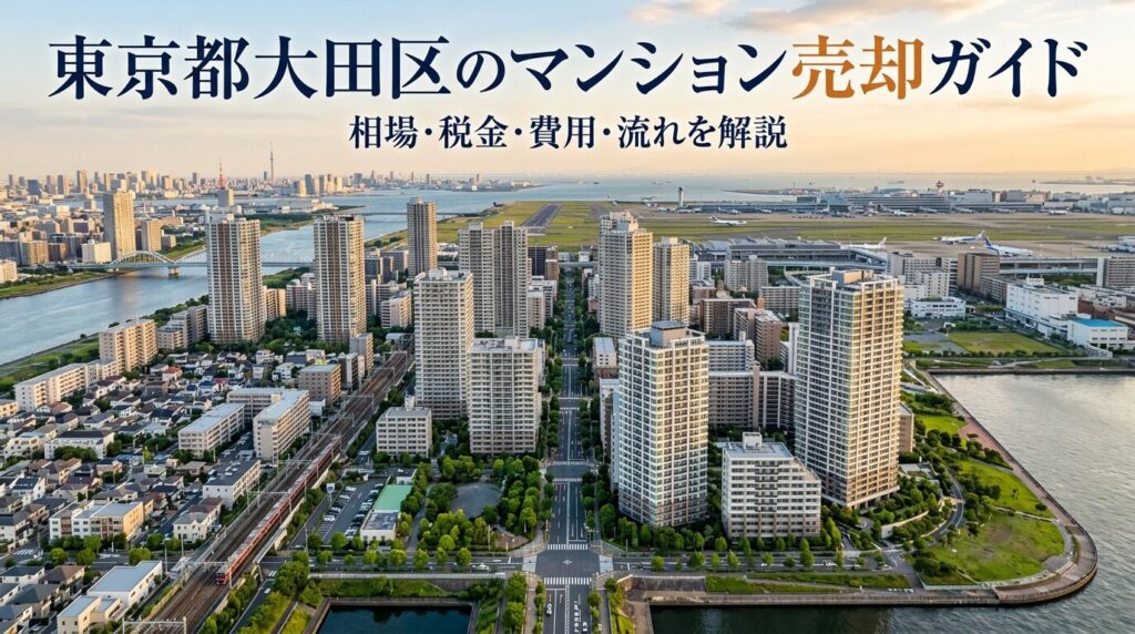 東京都大田区のマンション売却ガイド｜相場・税金・費用・流れ