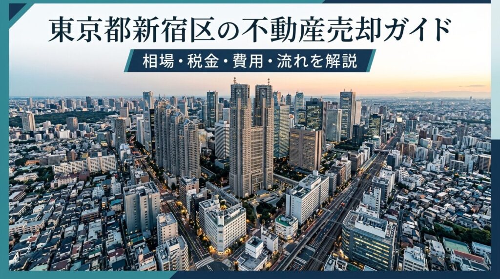 東京都新宿区の不動産売却ガイド｜相場・税金・費用・流れ