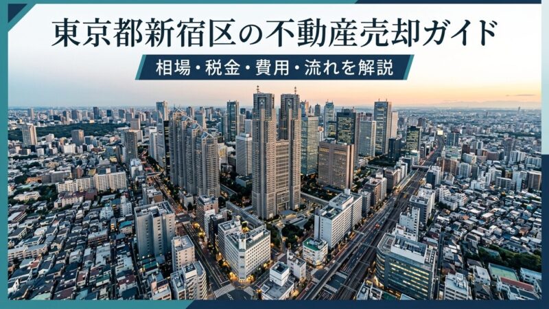 東京都新宿区の不動産売却ガイド｜相場・税金・費用・流れ