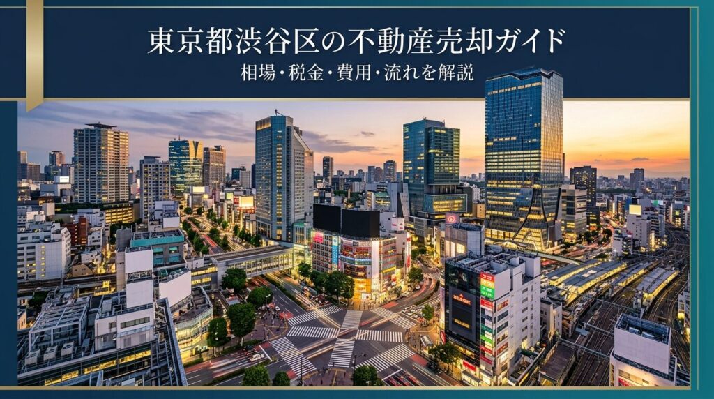 東京都渋谷区の不動産売却ガイド｜相場・税金・費用・流れ