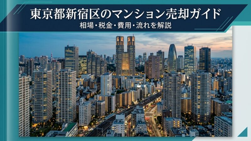 東京都新宿区のマンション売却ガイド｜相場・税金・費用・流れ