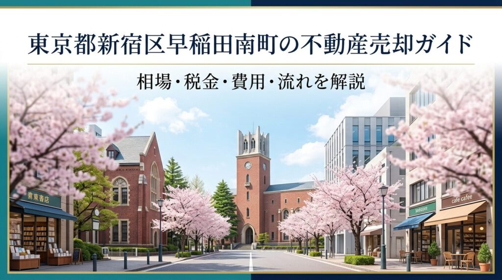 新宿区早稲田南町 不動産売却ガイド