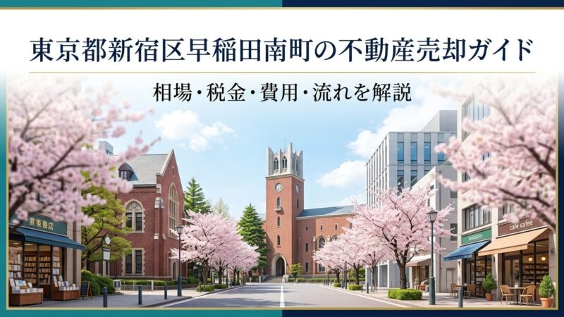 新宿区早稲田南町 不動産売却ガイド