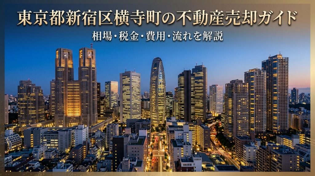 新宿区横寺町 不動産売却ガイド｜相場・税金・費用・流れ