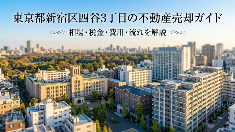 新宿区四谷3丁目 不動産売却ガイド