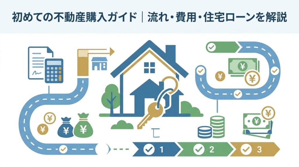 初めての不動産購入ガイド｜流れ・費用・住宅ローン・手付金を解説