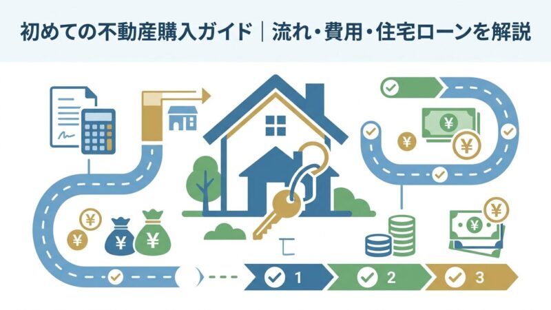 初めての不動産購入ガイド｜流れ・費用・住宅ローン・手付金を解説