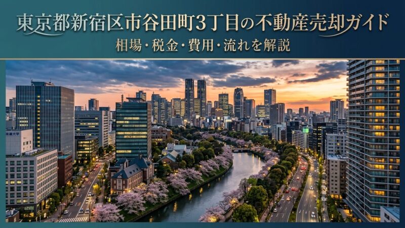 新宿区市谷田町3丁目 不動産売却ガイド