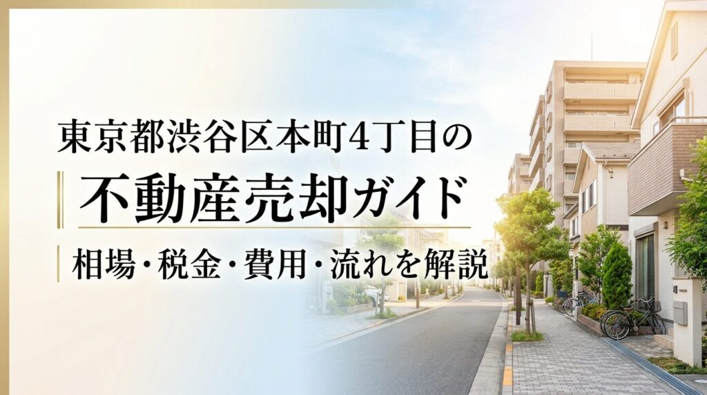 渋谷区本町4丁目 不動産売却ガイド
