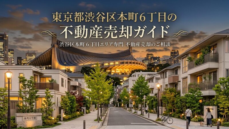 渋谷区本町6丁目 不動産売却ガイド