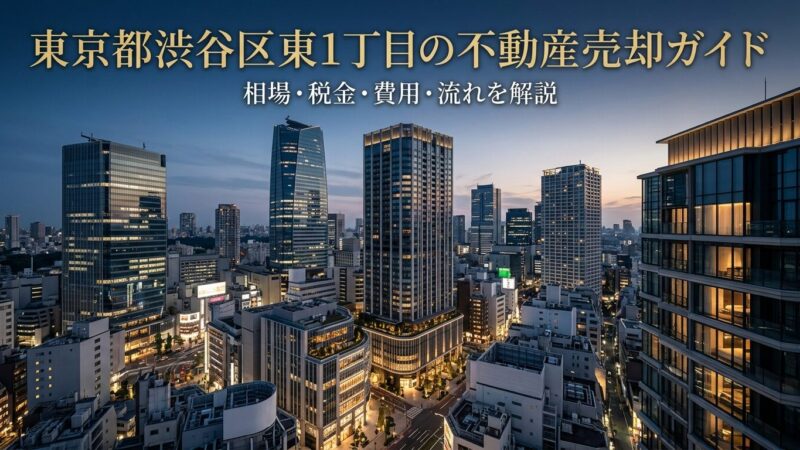 渋谷区東1丁目 不動産売却ガイド