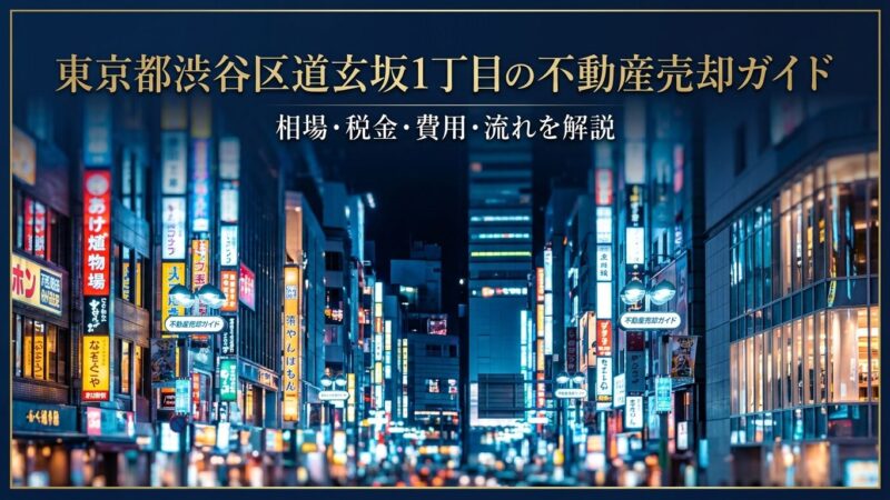 渋谷区道玄坂1丁目 不動産売却ガイド