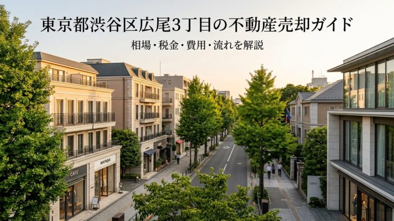 渋谷区広尾3丁目 不動産売却ガイド