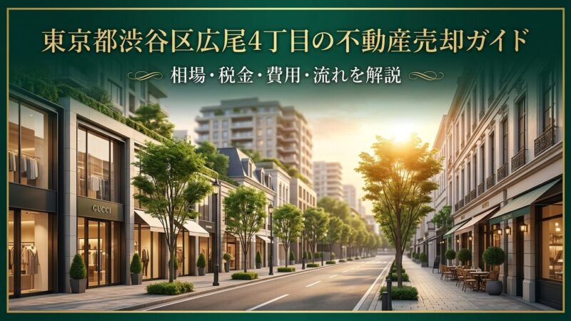 渋谷区広尾4丁目 不動産売却ガイド