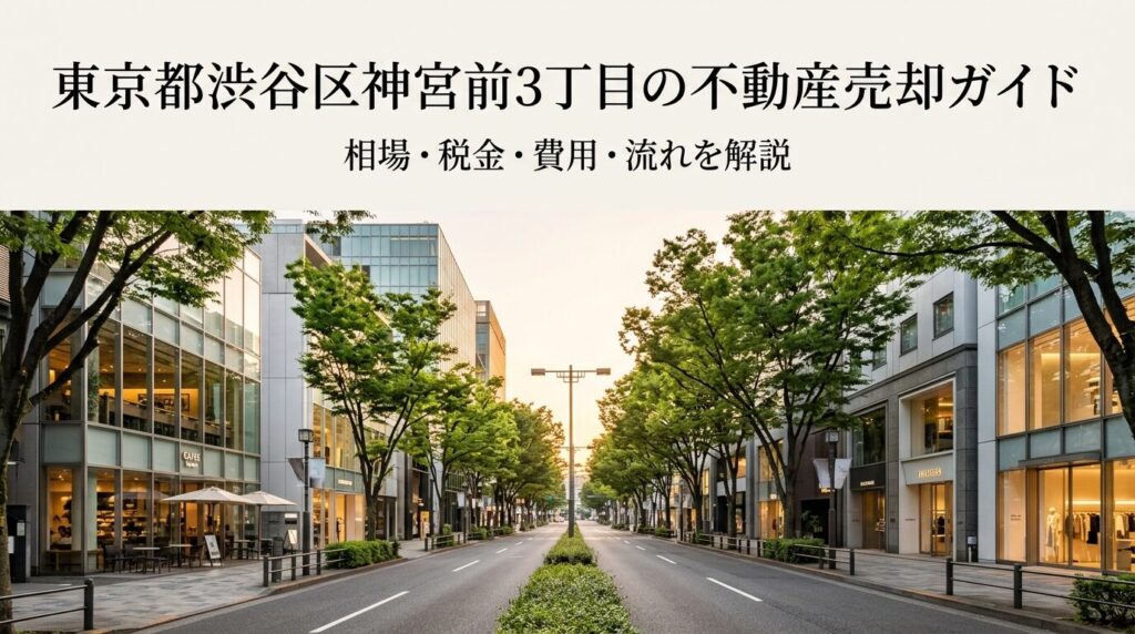 渋谷区神宮前3丁目 不動産売却ガイド