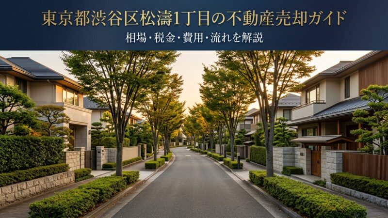 渋谷区松濤1丁目 不動産売却ガイド