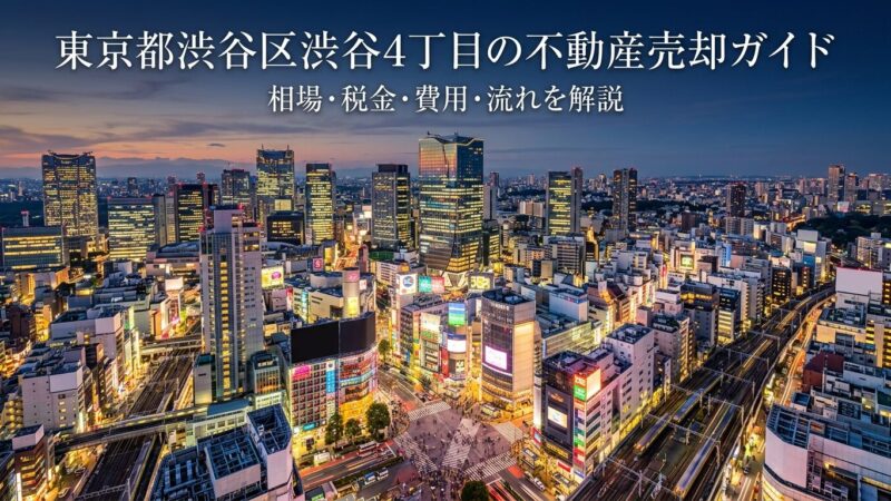 渋谷区渋谷4丁目 不動産売却ガイド