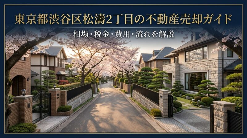 渋谷区松濤2丁目 不動産売却ガイド