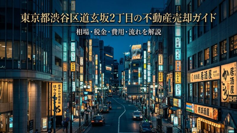 渋谷区道玄坂2丁目 不動産売却ガイド