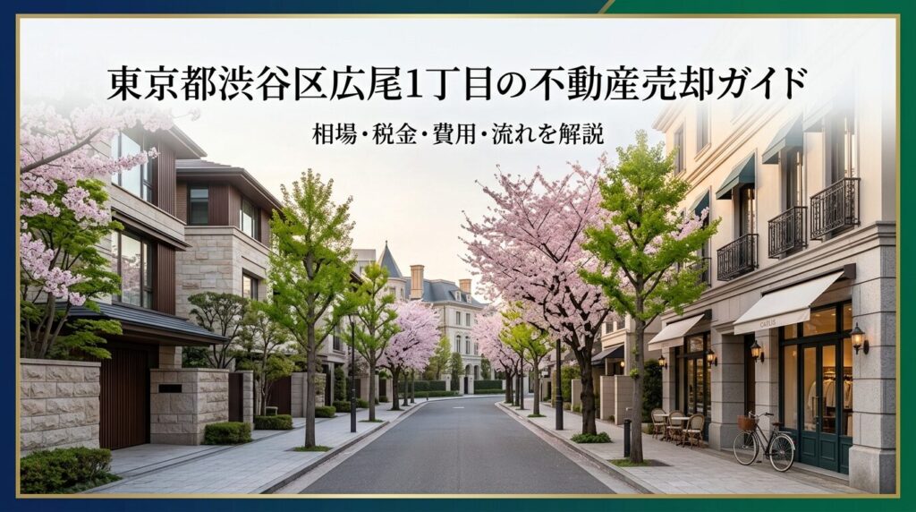 渋谷区広尾1丁目 不動産売却ガイド｜相場・税金・費用