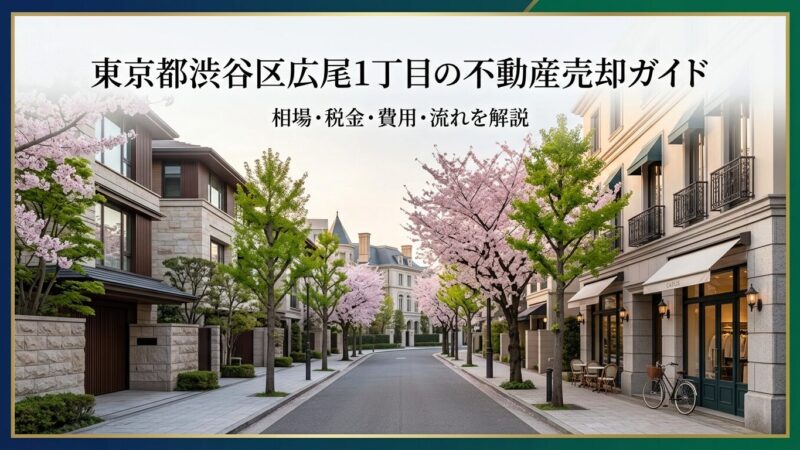 渋谷区広尾1丁目 不動産売却ガイド｜相場・税金・費用
