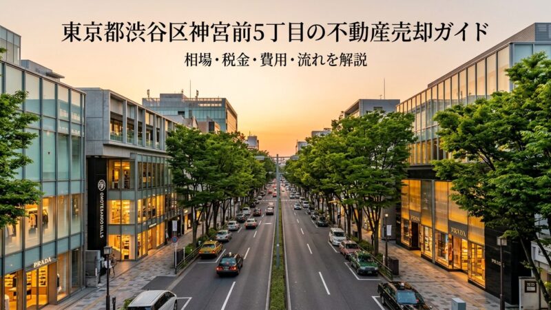 渋谷区神宮前5丁目 不動産売却ガイド