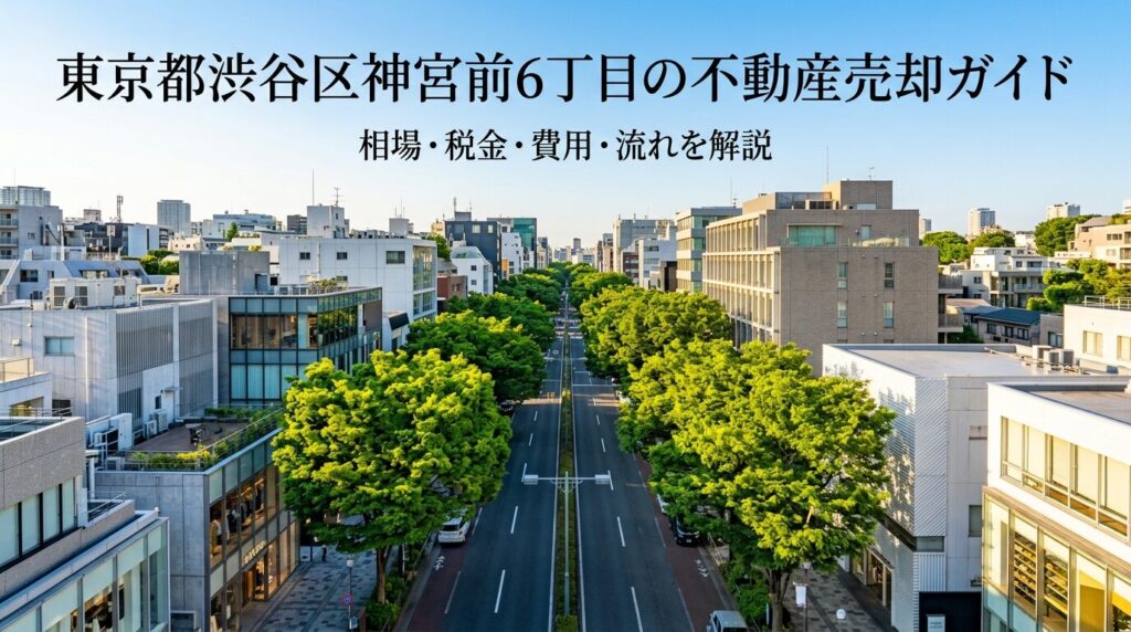 渋谷区神宮前6丁目 不動産売却ガイド