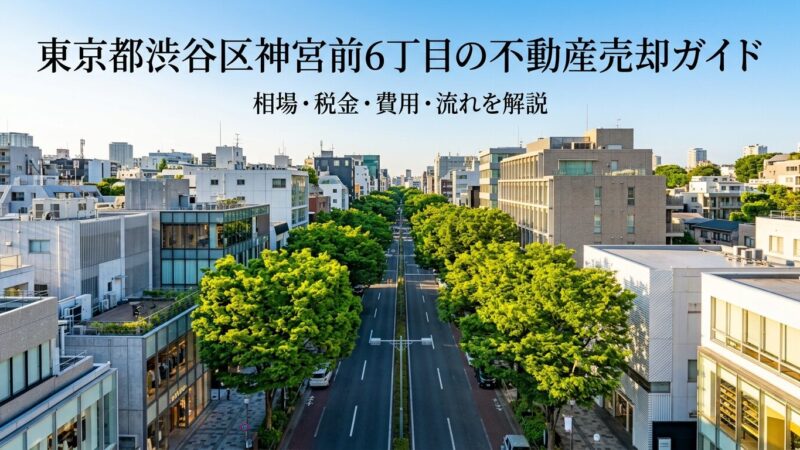 渋谷区神宮前6丁目 不動産売却ガイド