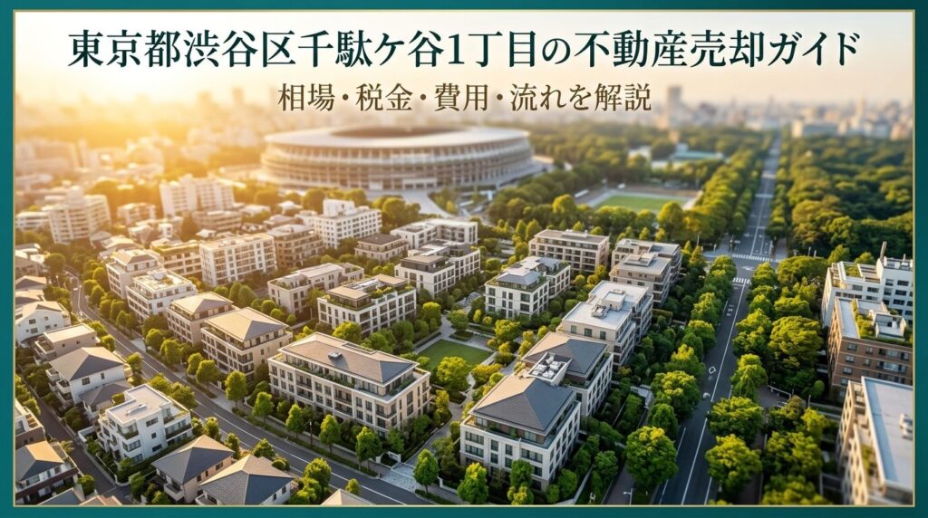 渋谷区千駄ケ谷1丁目 不動産売却ガイド｜相場・税金・費用