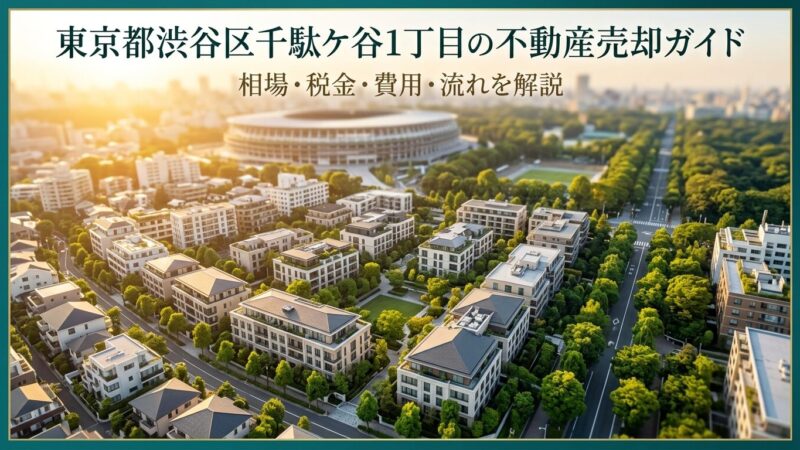 渋谷区千駄ケ谷1丁目 不動産売却ガイド｜相場・税金・費用